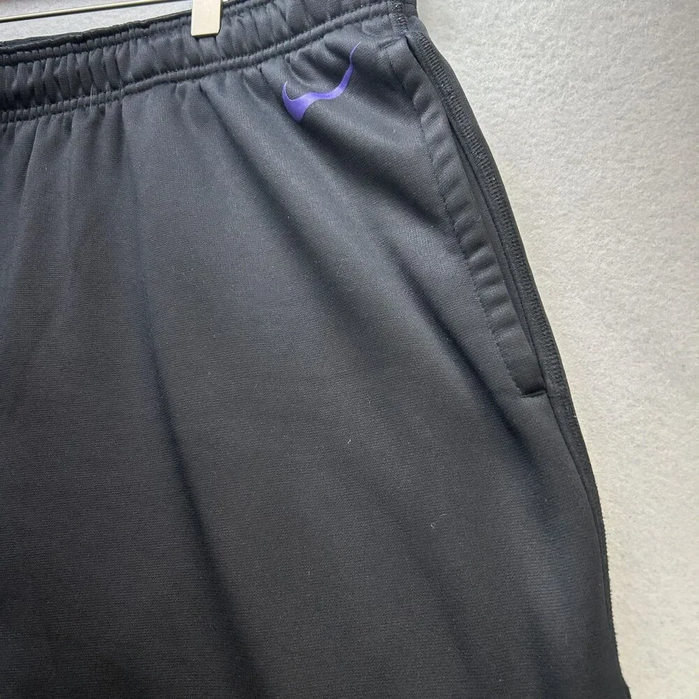 Baltimore Ravens Shorts Mens 4XL Black NFL Football Nike Therma-Fit Training Cut